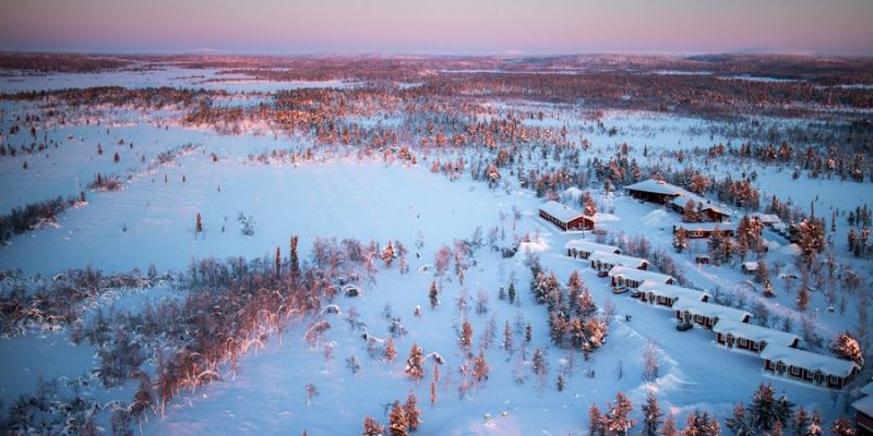 Aurora Mountain Lodge in Zweeds Lapland