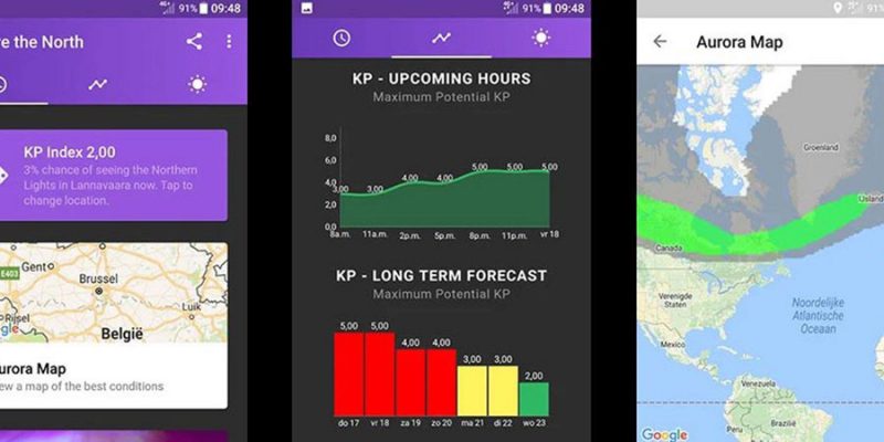 Noorderlicht app en map