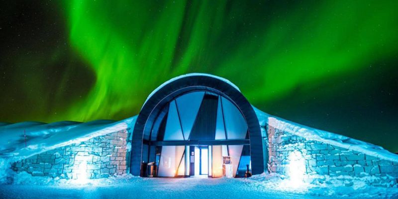 Noorderlicht-boven-het-ICEhotel