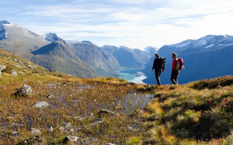 Noorwegen fjorden wandelen