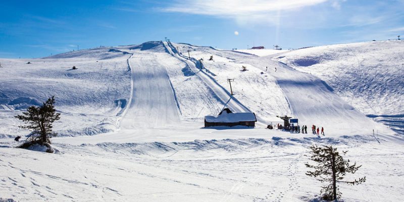 Pistes de ski à Levi, Laponie finlandaise