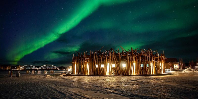 noorderlicht-boven-het-Arctic-Bath