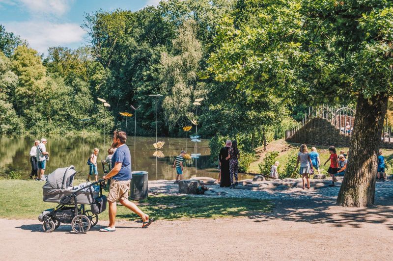 Aire de jeux dans le parc d'Odense