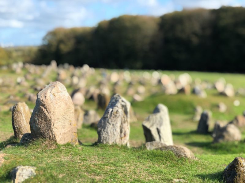Cimetière Viking Lindholm Høje - Danemark avec Nordic