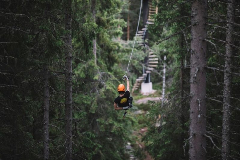 Langste zipline van Europa