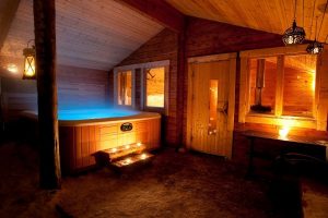 Wellnessfaciliteiten bij de Pinetree Lodge