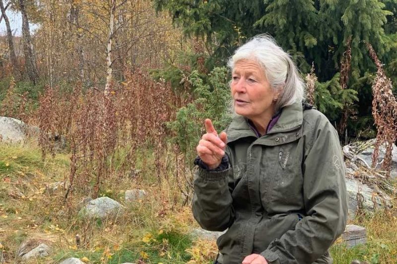Eigenaresse van het natuurpark