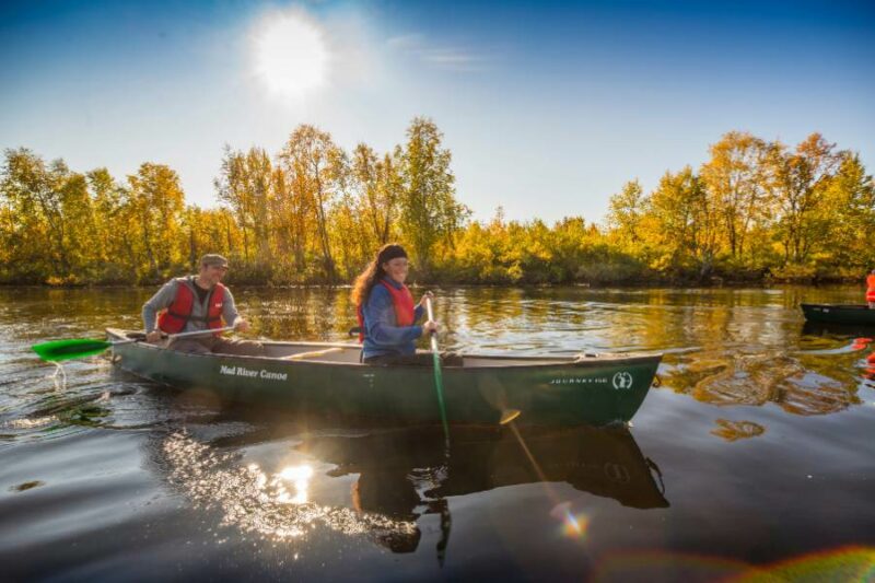 Canoë en Laponie en été avec Nordic