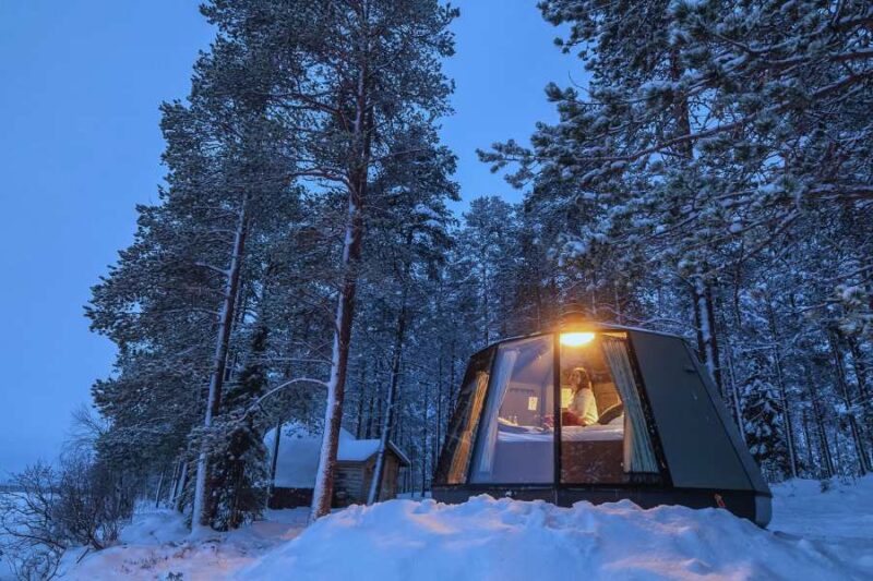 Nuitée en Aurora Dome à Harriniva en Laponie avec Nordic
