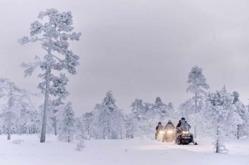 Kaamos Lodge, Laponie finlandaise avec Nordic - motoneige