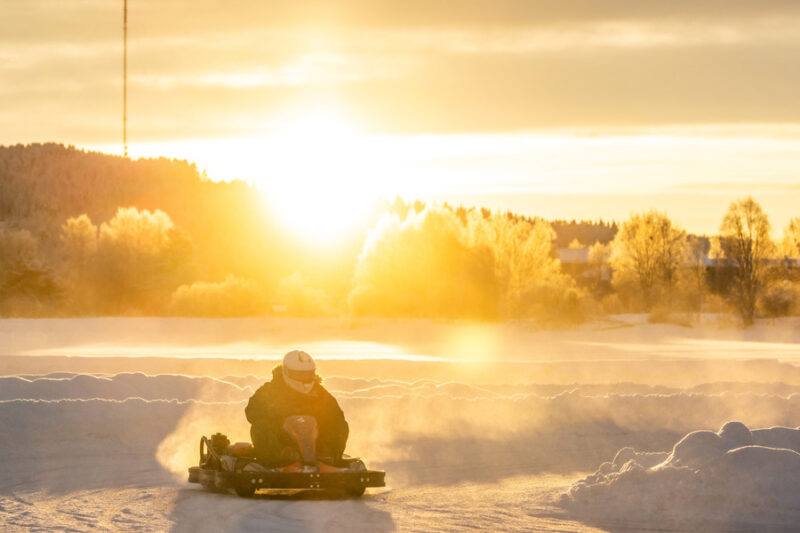 karting sur glace Laponie avec Nordic